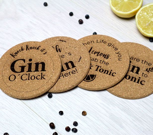 Gin Korkuntersetzer Gin Korkuntersetzer